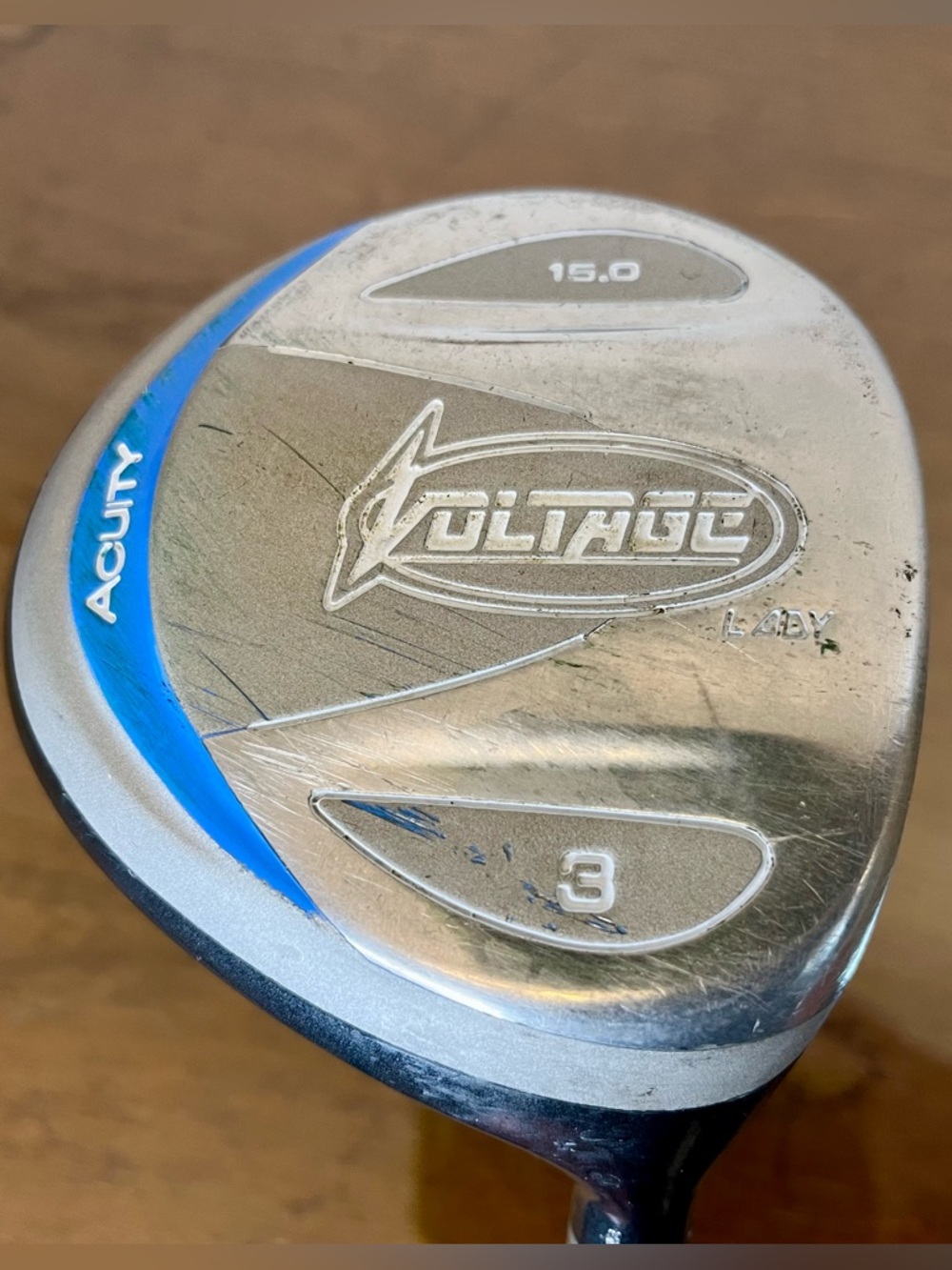 Acuity Voltage Lady 3-Wood 15.0° RH - Ultra Light 65g Graphite Shaft ~42” Cover